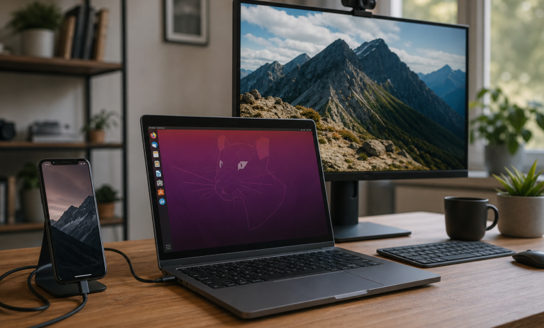 Dal telefono al PC Linux: Linksy semplifica file, display e webcam