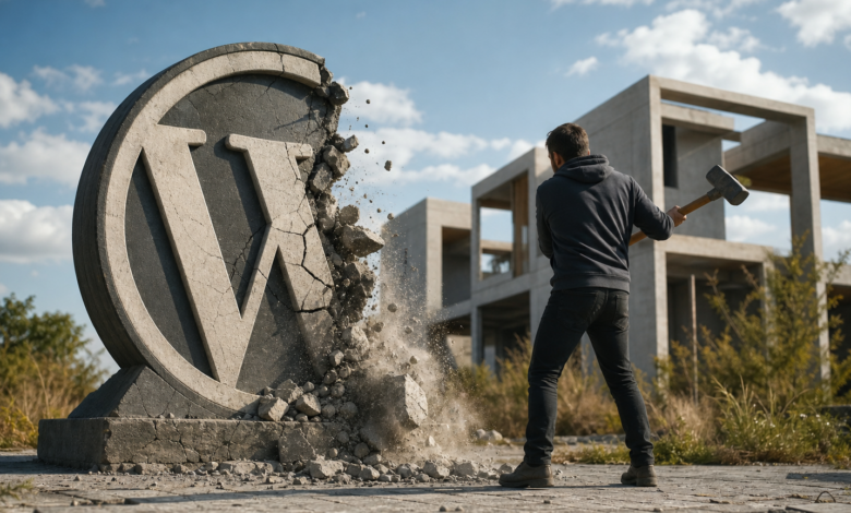 Dopo 20 anni abbandona WordPress: nasce un CMS alternativo per siti professionali